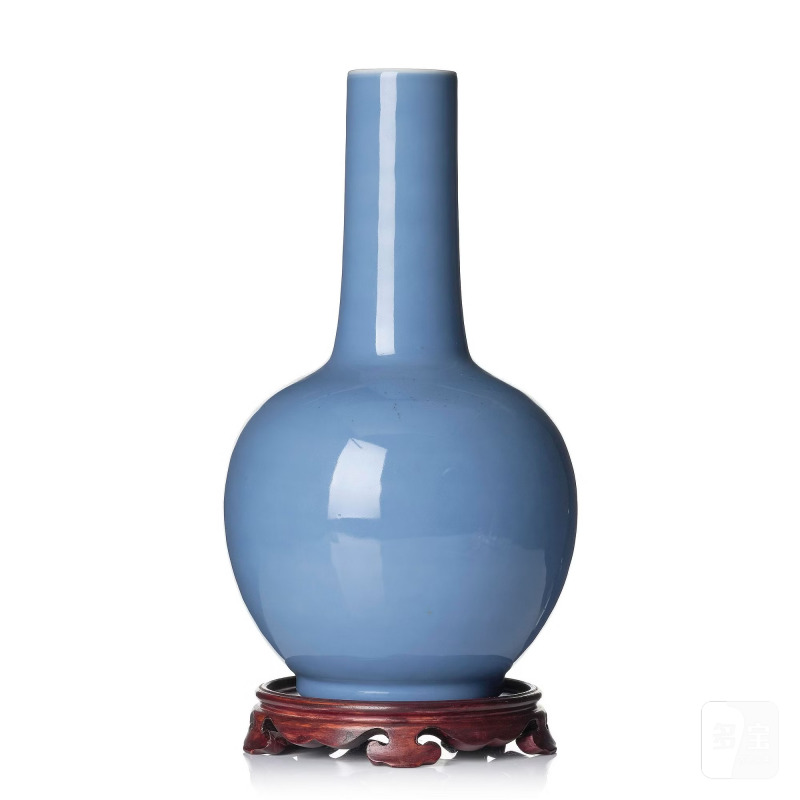 A 'claire de lune' glazed vase, - 图1